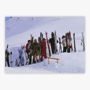 Skiers At Gstaad