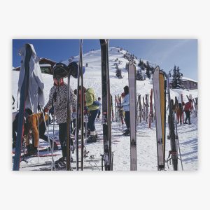 Skiers At Gstaad