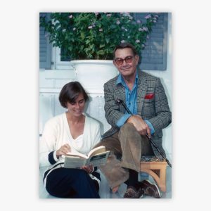 Albert Hadley On The Porch