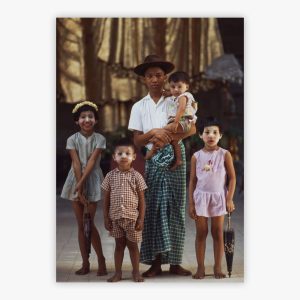 Children Wearing Thanaka