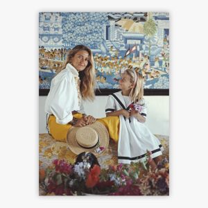 Gioia Gaetani dell'Aquila d'Aragona Lovatelli with Daughter Lucrezia