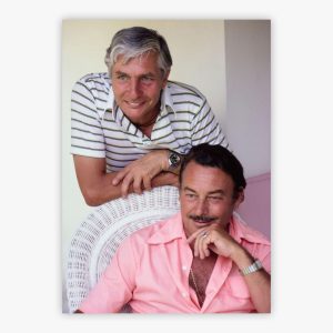 Gunter Sachs and Prince Alfonso of Hohenlohe-Langenburg