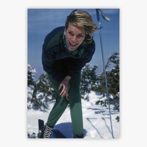 Laughing Skier