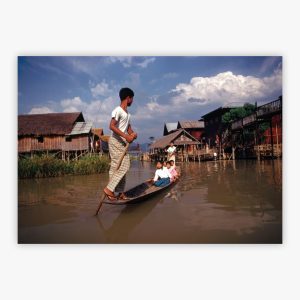 Leg Rowing On Inle Lake