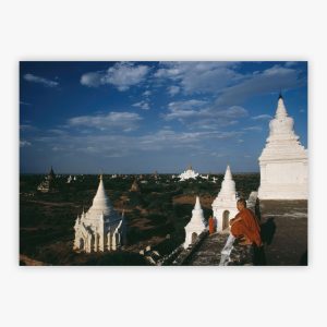 Monks At Bagan Temple Complex