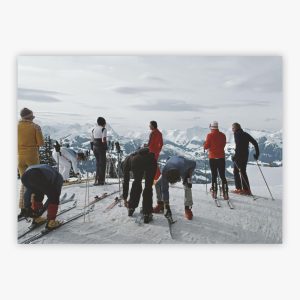 Skiers At Gstaad